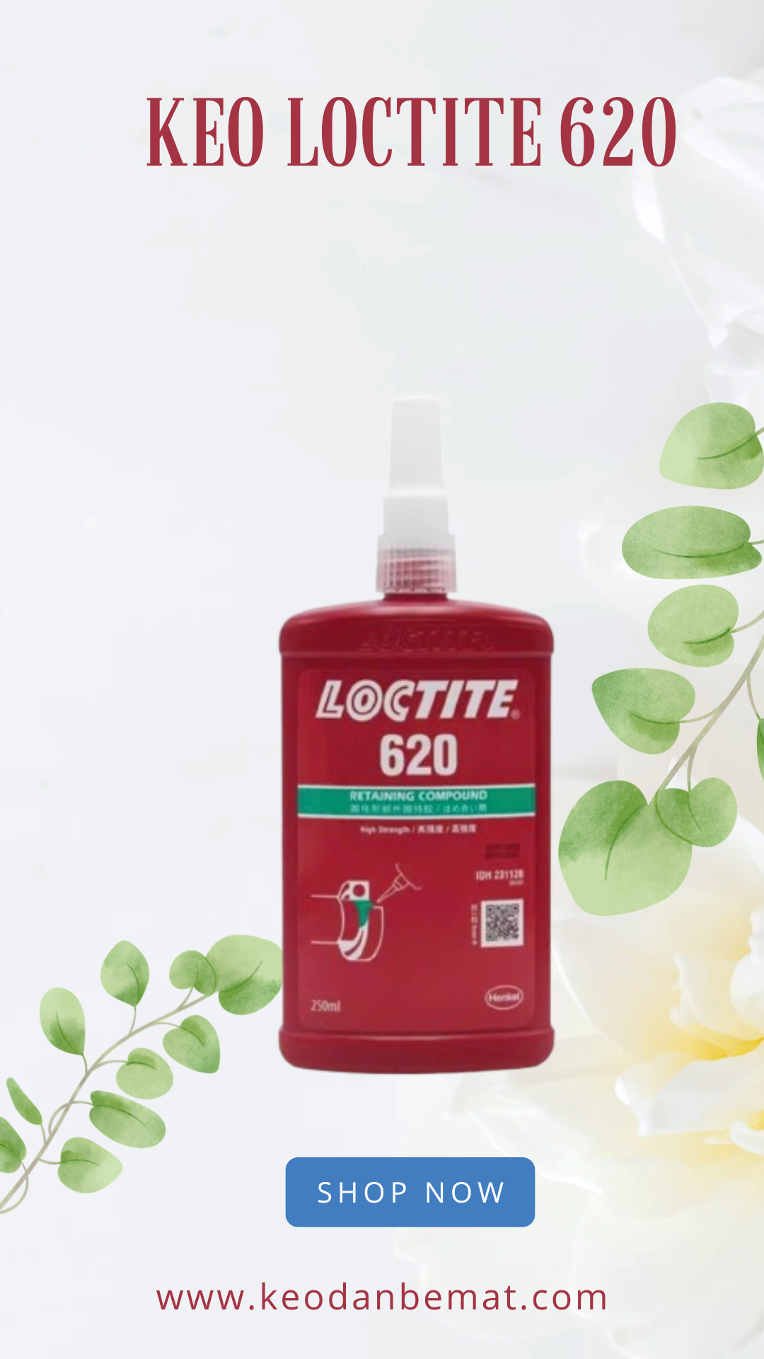 [Chính hãng] Keo dán khóa ren Loctite 620